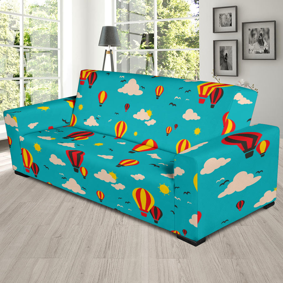 Hot Air Balloon Sky Pattern Sofa Slipcover
