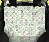 Seahorse Shell Pattern Dog Car Seat Covers
