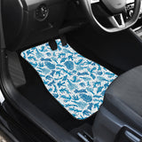 Coral Reef Pattern Print Design 01 Front Car Mats