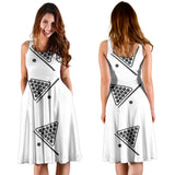Billiard Ball Pattern Print Design 03 Sleeveless Midi Dress