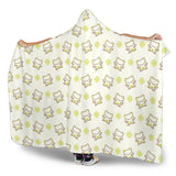 Cute Cartoon Frog Baby Pattern Hooded Blanket