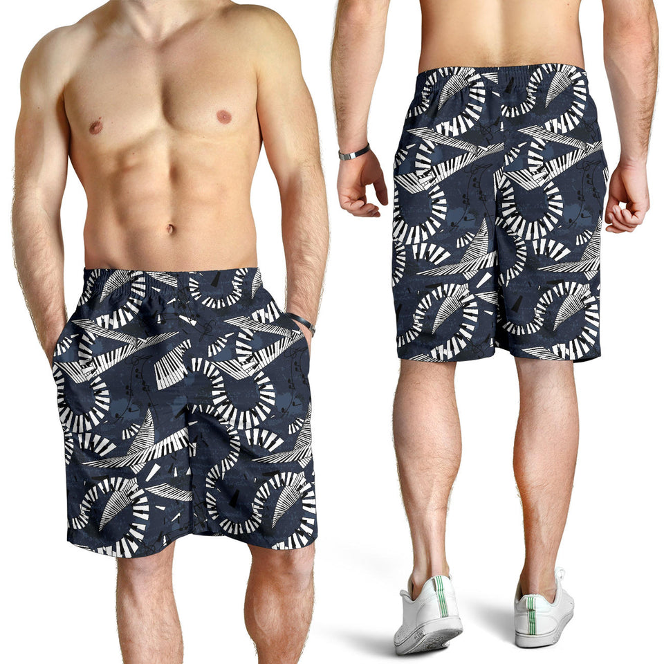Piano Pattern Print Design 02 Men Shorts
