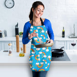Rainbows Sky Clouds Pattern Adjustable Apron