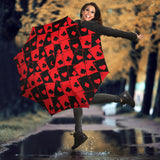Casino Cards Suits Pattern Print Design 02 Umbrella