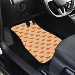 Sausage Pattern Print Design 03 Front Car Mats