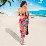 Colorful Wrapped Candy Pattern Sarong