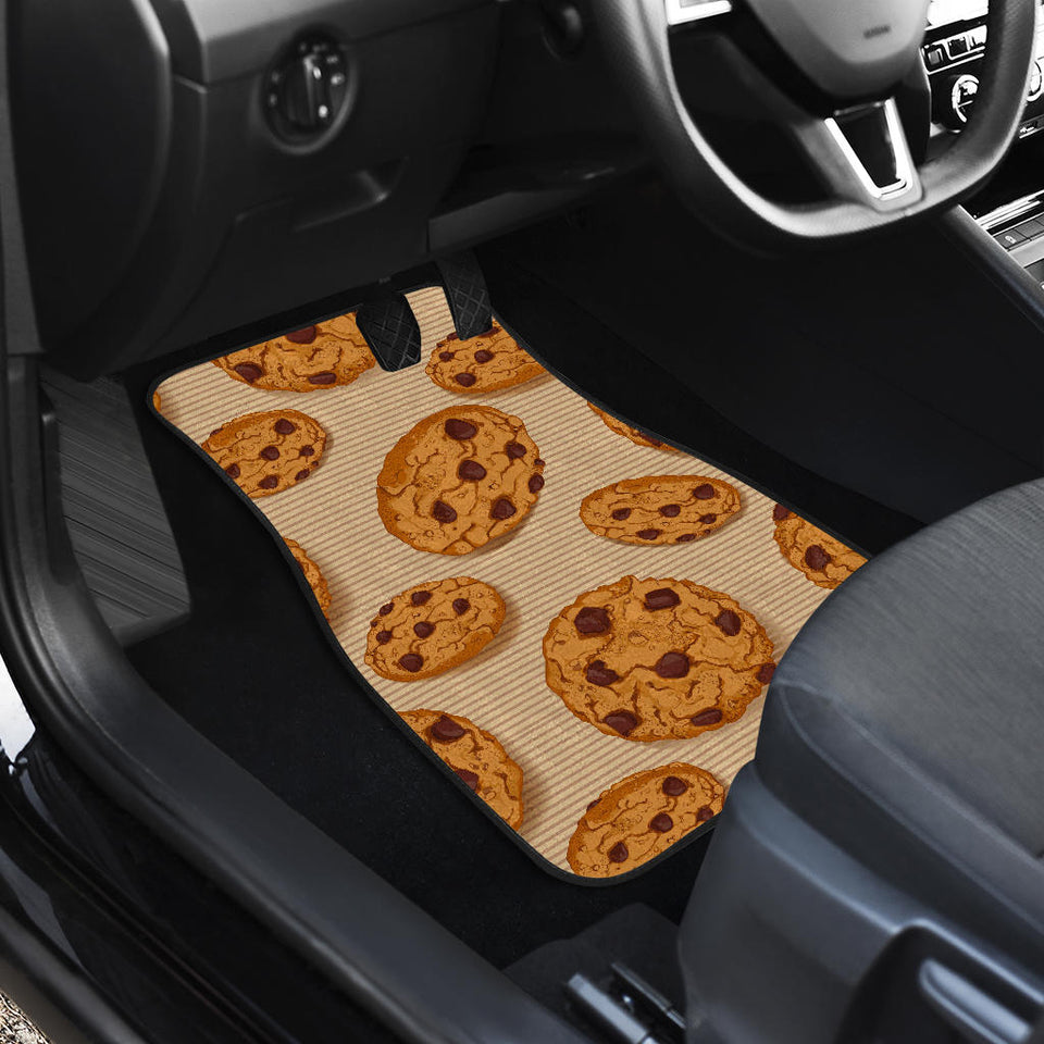 Cookie Pattern Front And Back Car Mats