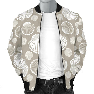 Scallop Shell Pattern Men'S Bomber Jacket