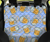 Beer Pattern Dog Car Seat Covers