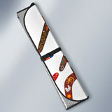 Boomerang Australian Aboriginal Ornament Pattern Car Sun Shade