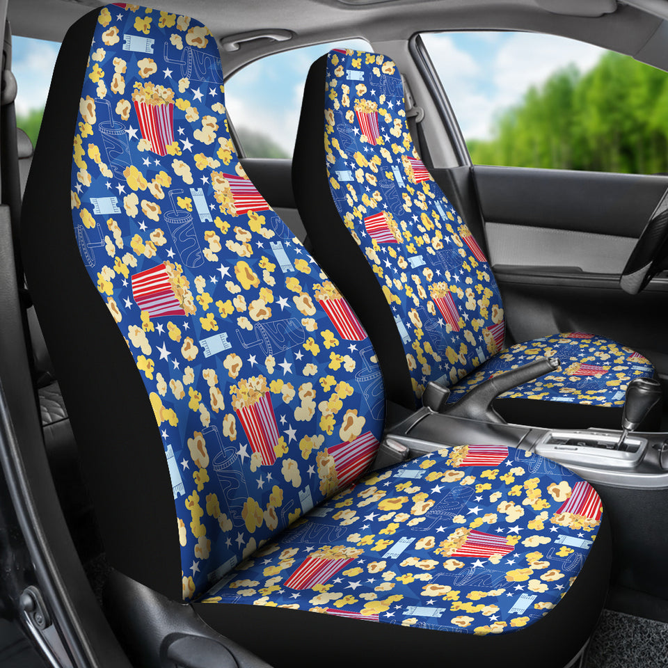 Popcorn Pattern Print Design 01 Universal Fit Car Seat Covers