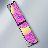Moon Pink Rose Background Car Sun Shade