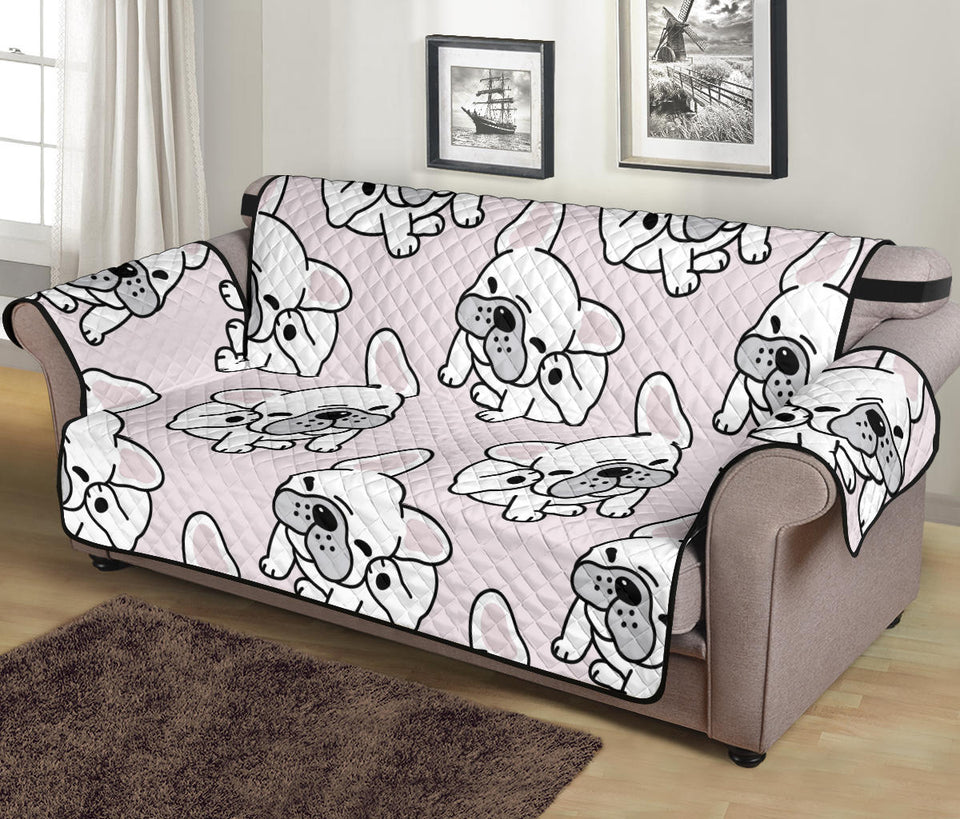 Cute french bulldog pattern Sofa Cover Protector