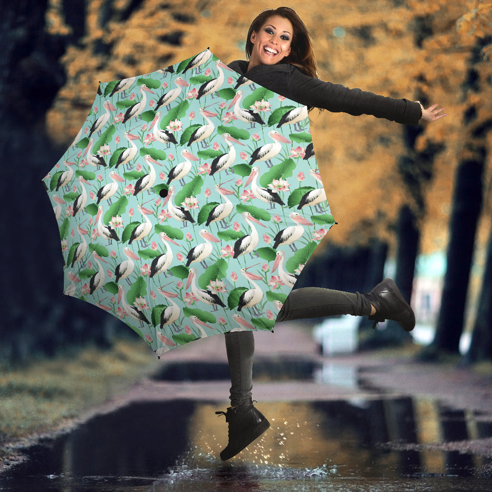 Pelican Pattern Print Design 01 Umbrella