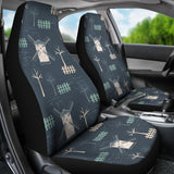 Windmill Tree Pattern  Universal Fit Car Seat Covers