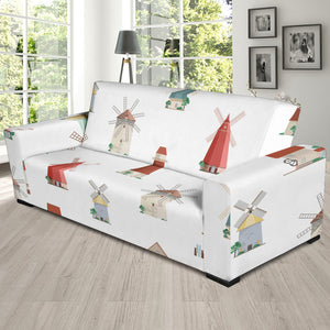 Windmill Design Pattern Sofa Slipcover