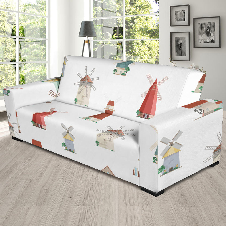 Windmill Design Pattern Sofa Slipcover