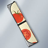 Tomato Dot Background Car Sun Shade