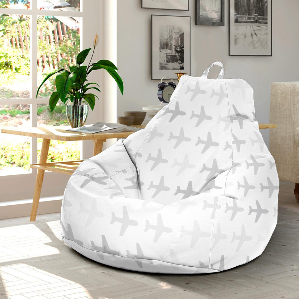 Airplane Print Pattern Bean Bag Cover