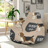 Beagle Pattern Bean Bag Cover