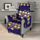 Beautiful japanese fan pattern Chair Cover Protector