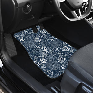 Coral Reef Pattern Print Design 05 Front Car Mats