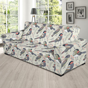 Pigeon Pattern Print Design 04  Sofa Slipcover