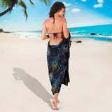 Beautiful Peacock Feather Pattern Sarong
