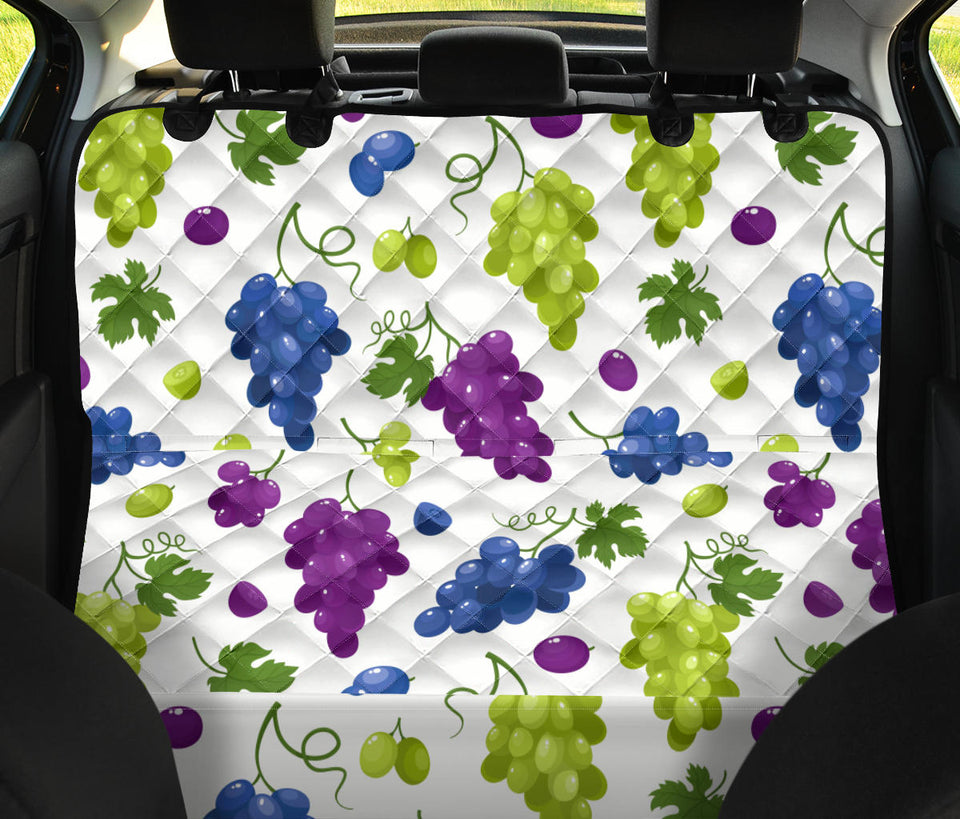 Grape Pattern Dog Car Seat Covers