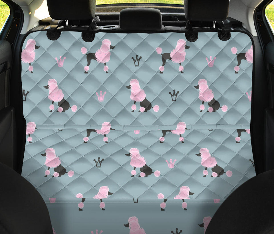 Poodle Dog Pattern Dog Car Seat Covers