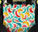 Colorful Moon Pattern Dog Car Seat Covers