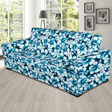 Hibiscus Pattern Print Design 04 Sofa Slipcover