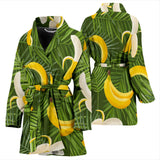 Banana Palm Leaves Pattern Women'S Bathrobe