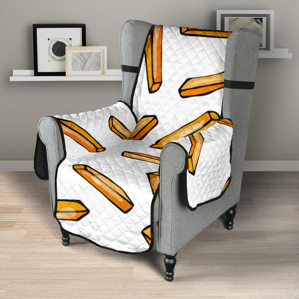 French fries potato pattern Chair Cover Protector