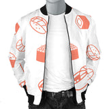 Sushi Pattern Men'S Bomber Jacket