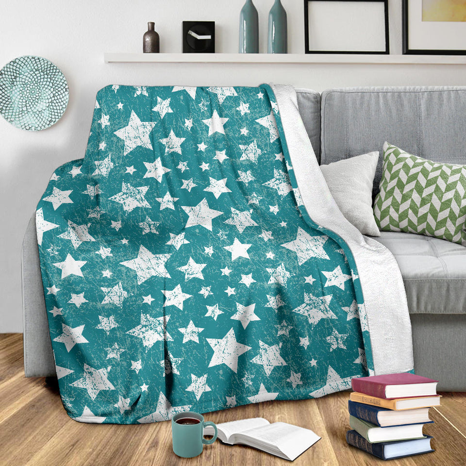 Vintage Star Pattern Premium Blanket