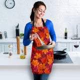 Autumn Maple Leaf Pattern Adjustable Apron