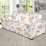 Shiba Inu Dog Pattern Sofa Slipcover