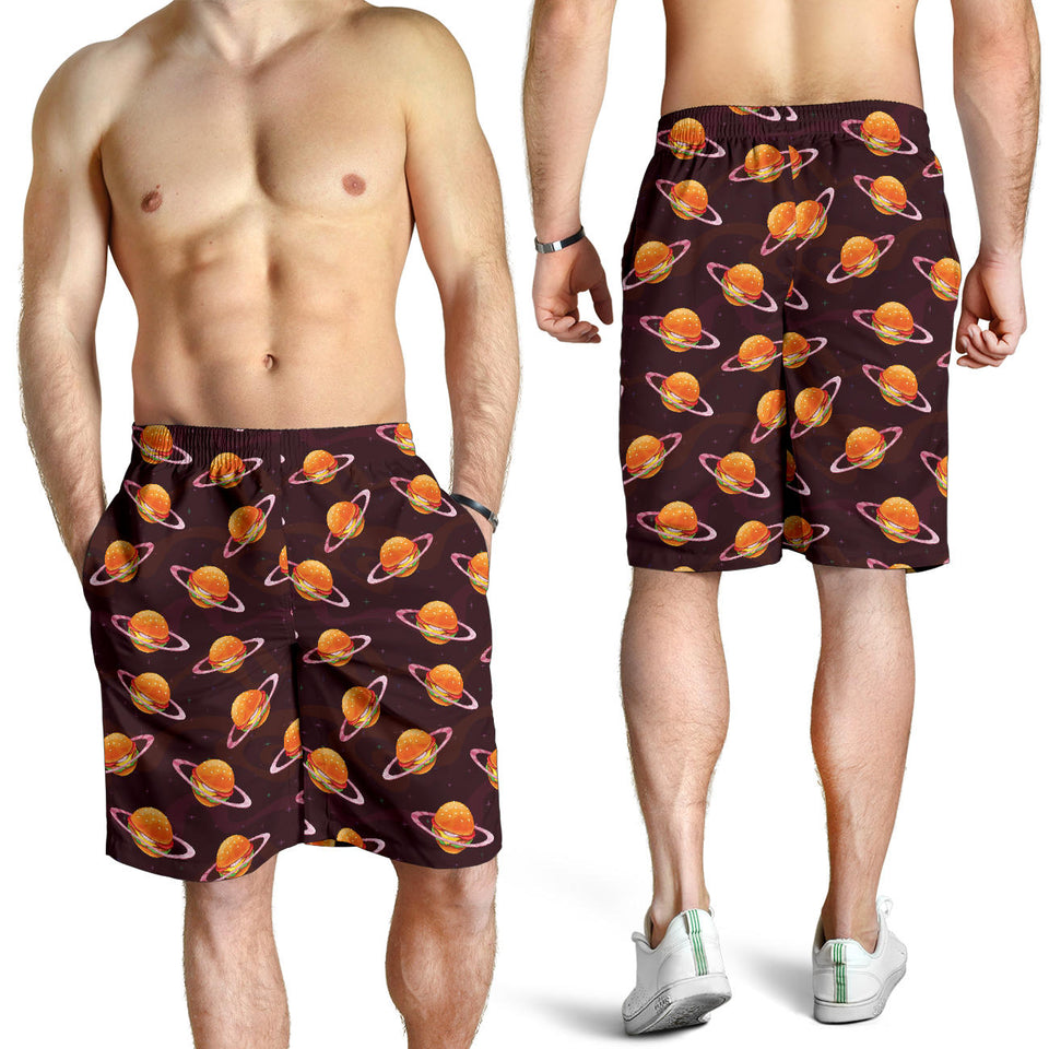 Hamburger Pattern Print Design 05 Men Shorts
