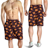 Hamburger Pattern Print Design 05 Men Shorts