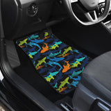 Colorful Shark Front Car Mats