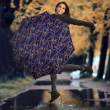 Eggplant Pattern Print Design 04 Umbrella