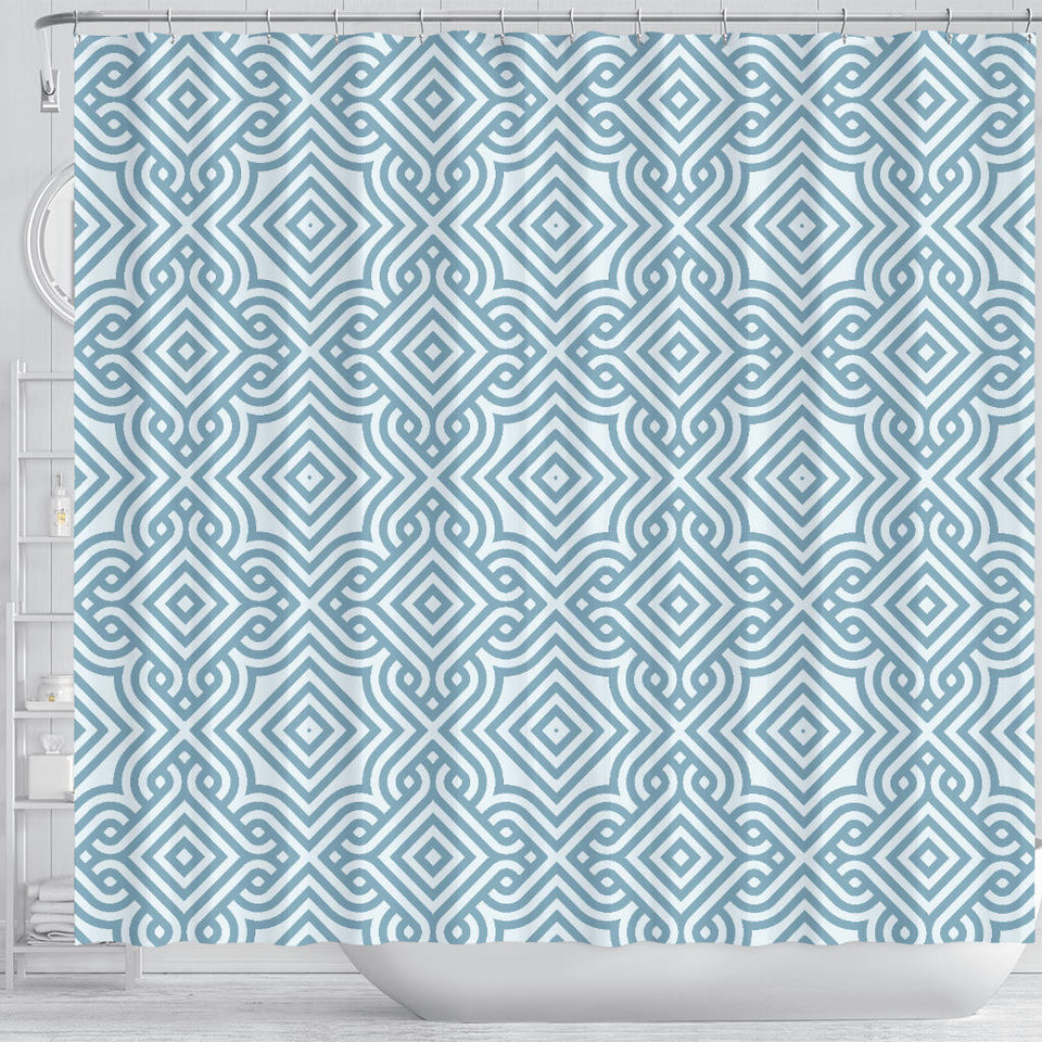 Arabic Pattern Shower Curtain Fulfilled In US