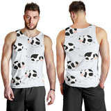 Cute cows pattern Men Tank Top