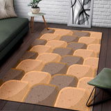 Bread Toast Pattern Print Design 04 Area Rug