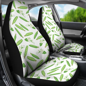 Green Peas Pattern Print Design 04 Universal Fit Car Seat Covers