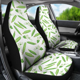 Green Peas Pattern Print Design 04 Universal Fit Car Seat Covers