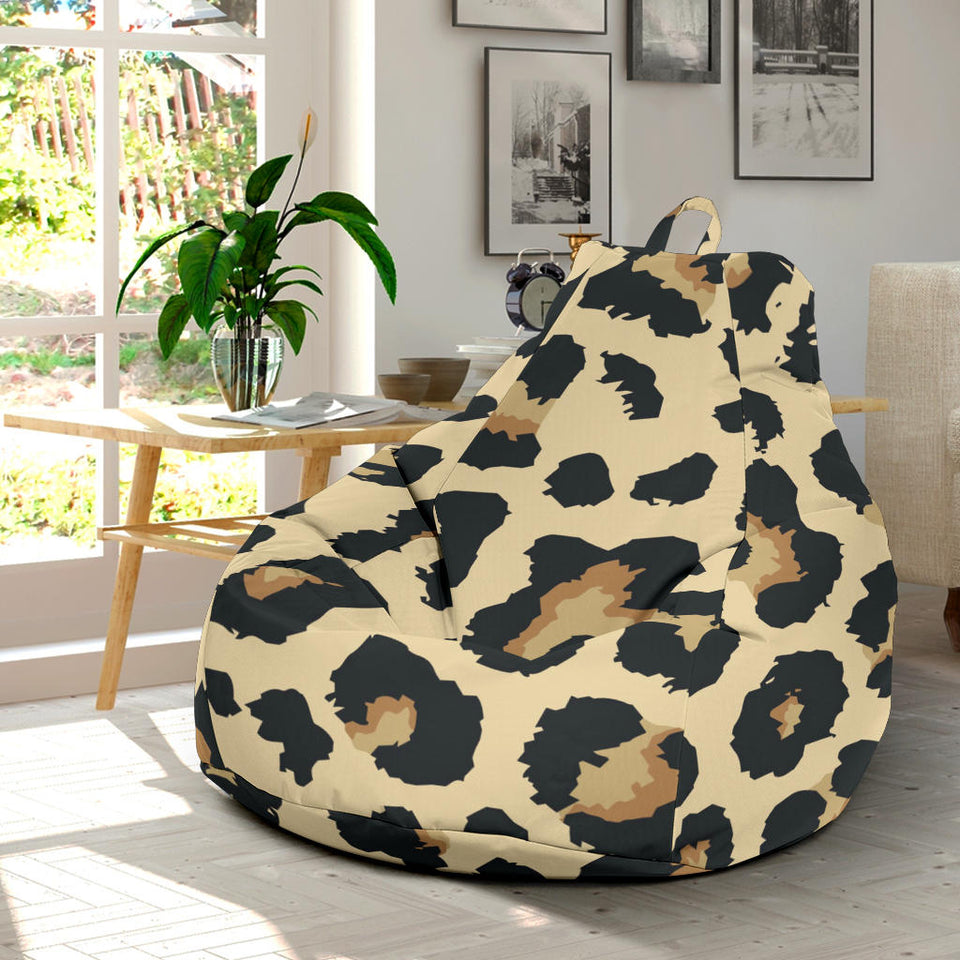 Leopard Print Design Pattern Bean Bag Cover