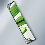 Cucumber Whole Slices Pattern Car Sun Shade
