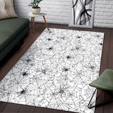 Spider Web Cobweb Pattern Area Rug